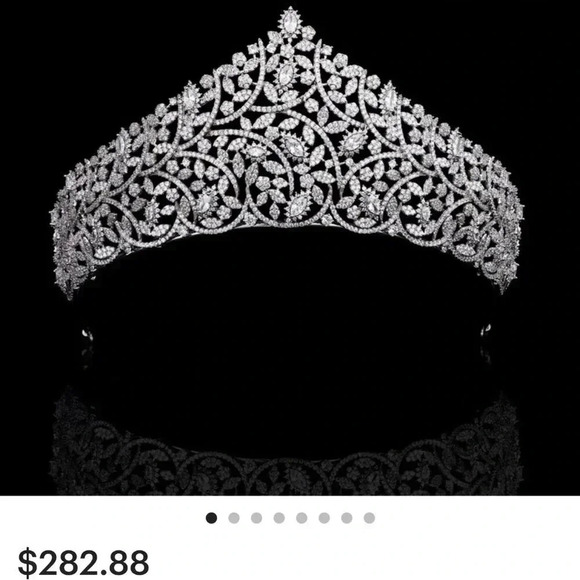 She's My Everything is a Unique 7pc. One-Of-A-Kind Tiara Ensemble - Picture 13 of 17